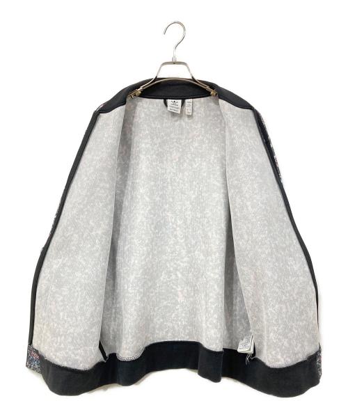 adidas（アディダス）adidas (アディダス) LONG BOMBER JACKET グリーン×ブラック×ホワイト サイズ:Lサイズの古着・服飾アイテム