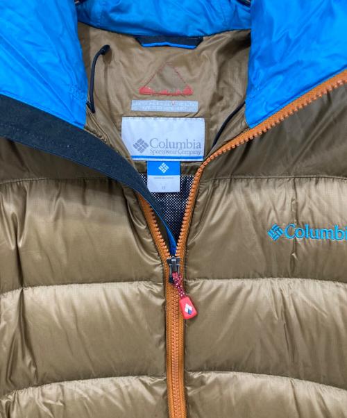 Columbia（コロンビア）Columbia (コロンビア) ダウンジャケット ベージュ サイズ:Mの古着・服飾アイテム