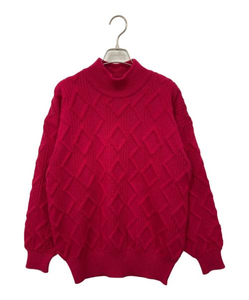 Christian Dior Sports（クリスチャン ディオールスポーツ）Christian Dior Sports (クリスチャン ディオールスポーツ) 厚手ニット ピンク サイズ:Mサイズの古着・服飾アイテム