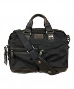 TUMIトゥミ）の古着「2WAYビジネスバッグ」｜ブラック×ブラウン