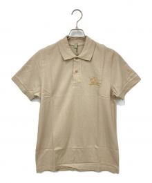 BURBERRY（バーバリー）の古着「半袖ポロシャツ」｜ベージュ