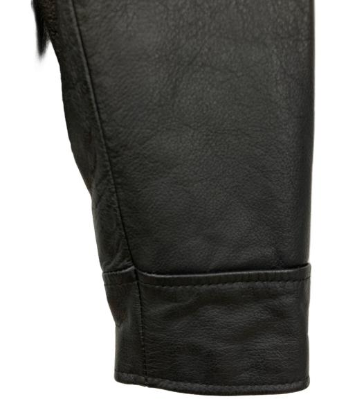 HARLEY-DAVIDSON（ハーレーダビッドソン）HARLEY-DAVIDSON (ハーレーダビッドソン) シングルライダースジャケット ブラック サイズ:Mサイズの古着・服飾アイテム
