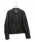 HARLEY-DAVIDSON（ハーレーダビッドソン）の古着「シングルライダースジャケット」｜ブラック