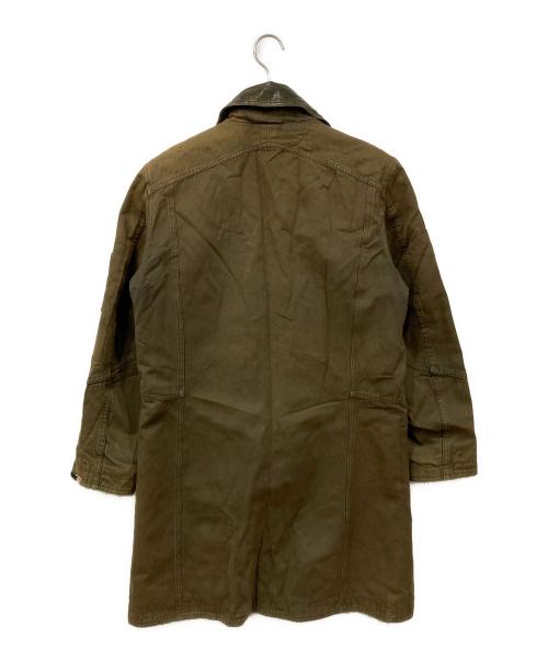 DIESEL（ディーゼル）DIESEL (ディーゼル) ボアステンカラーコート ブラウン サイズ:SIZE Sの古着・服飾アイテム
