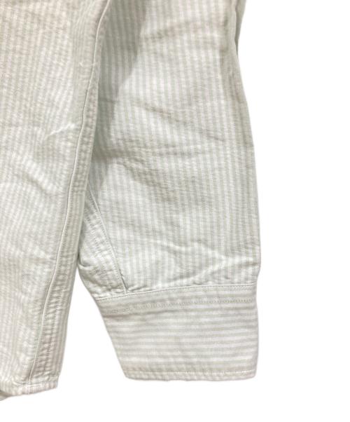 THE NORTHFACE PURPLELABEL（ザ・ノースフェイス パープルレーベル）THE NORTHFACE PURPLELABEL (ザ・ノースフェイス パープルレーベル) 長袖シャツ ライトグリーン×ホワイト サイズ:SIZE Sの古着・服飾アイテム