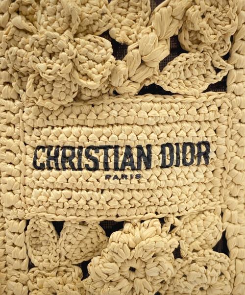 Christian Dior（クリスチャン ディオール）Christian Dior (クリスチャン ディオール) ワンショルダーバッグ ナチュラル×ブラックの古着・服飾アイテム