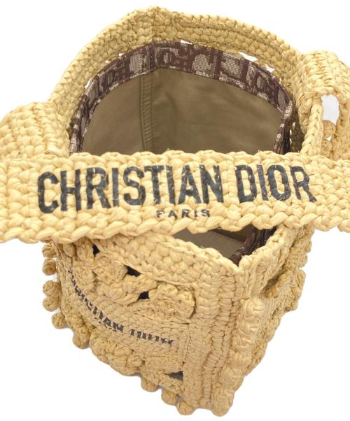 Christian Dior（クリスチャン ディオール）Christian Dior (クリスチャン ディオール) ワンショルダーバッグ ナチュラル×ブラックの古着・服飾アイテム