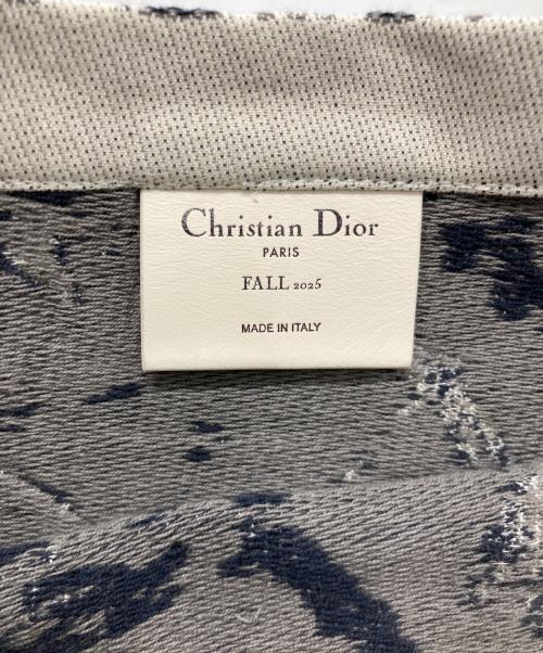 Christian Dior（クリスチャン ディオール）Christian Dior (クリスチャン ディオール) トートバッグ グレー×ネイビーの古着・服飾アイテム