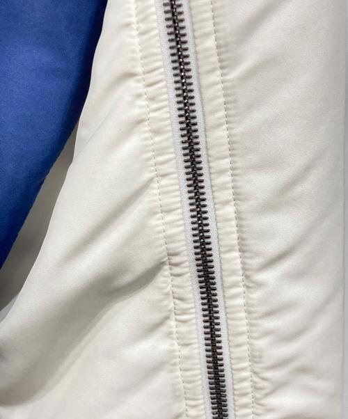 Christian Dior（クリスチャン ディオール）Christian Dior (クリスチャン ディオール) ブルゾン ブルー×ホワイト サイズ:SIZE 34の古着・服飾アイテム