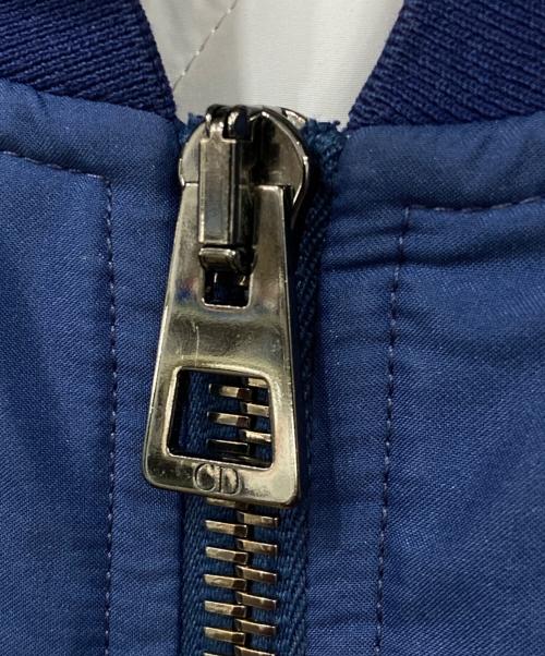 Christian Dior（クリスチャン ディオール）Christian Dior (クリスチャン ディオール) ブルゾン ブルー×ホワイト サイズ:SIZE 34の古着・服飾アイテム