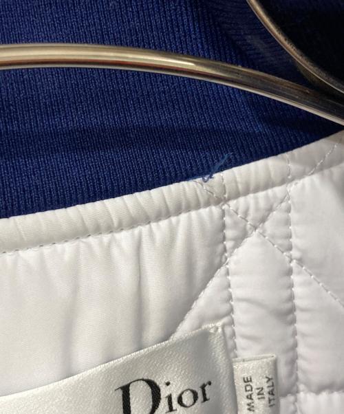 Christian Dior（クリスチャン ディオール）Christian Dior (クリスチャン ディオール) ブルゾン ブルー×ホワイト サイズ:SIZE 34の古着・服飾アイテム