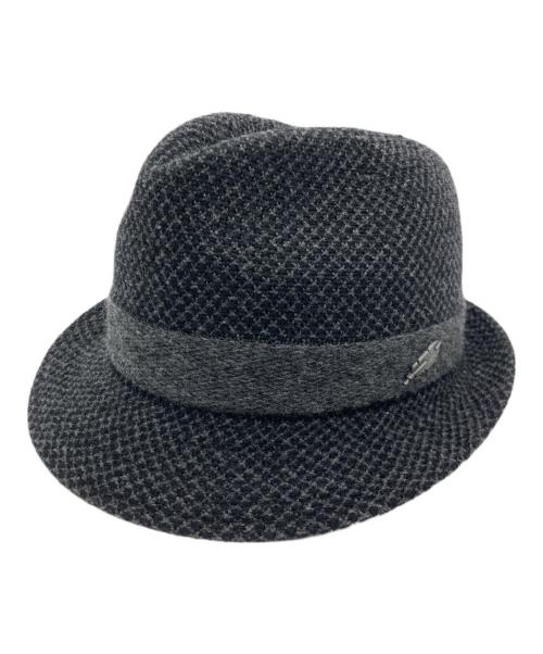STETSON（ステットソン）STETSON (ステットソン) ハット ブラック サイズ:57.5㎝（L）の古着・服飾アイテム
