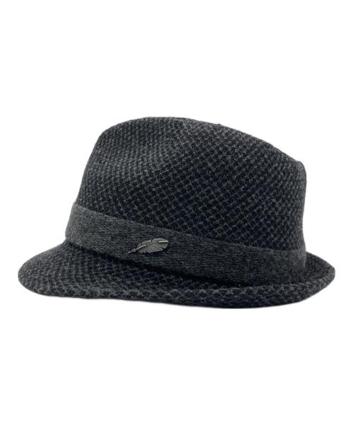 STETSON（ステットソン）STETSON (ステットソン) ハット ブラック サイズ:57.5㎝（L）の古着・服飾アイテム