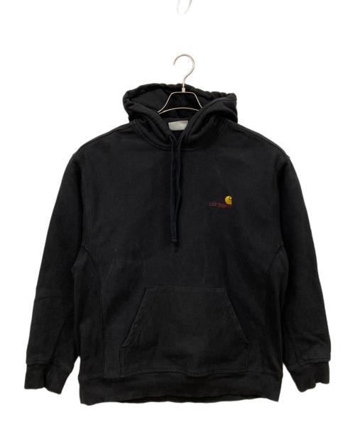 CarHartt（カーハート）CarHartt (カーハート) プルオーバーパーカー ブラック サイズ:XLサイズの古着・服飾アイテム