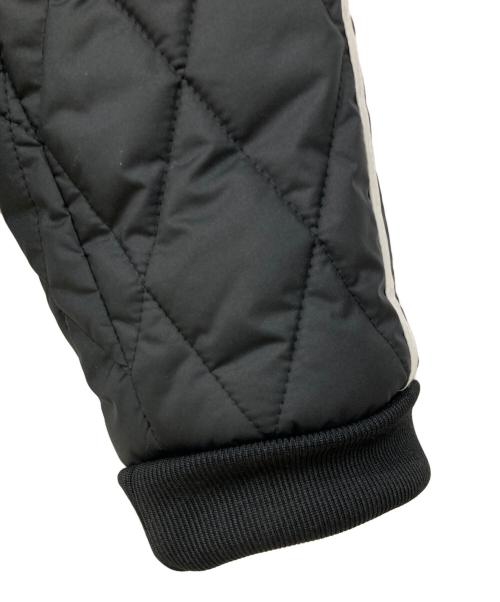 adidas（アディダス）adidas (アディダス) キルティングジャケット ブラック×ホワイト サイズ:Sの古着・服飾アイテム