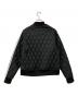 adidas (アディダス) キルティングジャケット ブラック×ホワイト サイズ:S：6000円