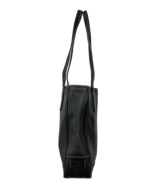 COACH（コーチ）COACH (コーチ) レザートートバッグ ブラックの古着・服飾アイテム