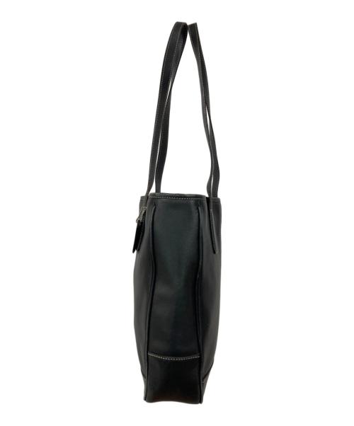 COACH（コーチ）COACH (コーチ) レザートートバッグ ブラックの古着・服飾アイテム