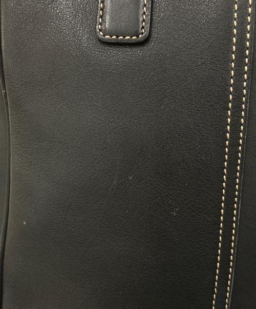 COACH（コーチ）COACH (コーチ) レザートートバッグ ブラックの古着・服飾アイテム