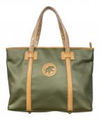 HUNTING WORLDハンティングワールド）の古着「トートバッグ」｜グリーン×ベージュ