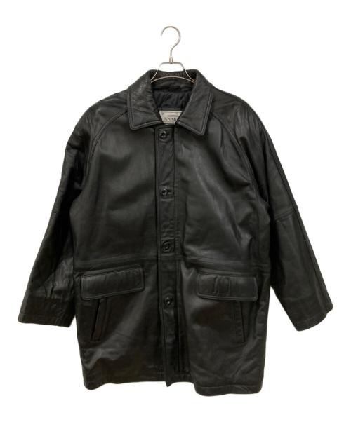 ANABAS（アナバス）ANABAS (アナバス) ラムレザージャケット ブラック サイズ:Lサイズの古着・服飾アイテム