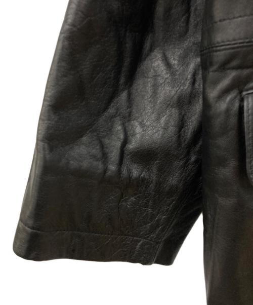 ANABAS（アナバス）ANABAS (アナバス) ラムレザージャケット ブラック サイズ:Lサイズの古着・服飾アイテム