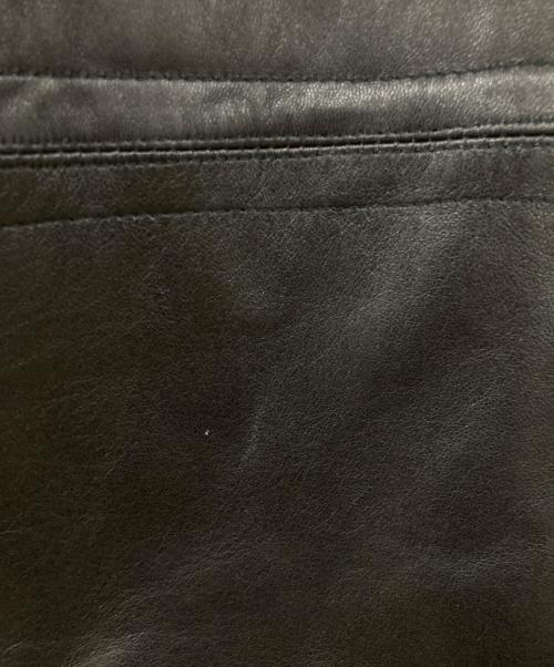 ANABAS（アナバス）ANABAS (アナバス) ラムレザージャケット ブラック サイズ:Lサイズの古着・服飾アイテム