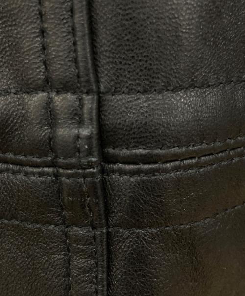 ANABAS（アナバス）ANABAS (アナバス) ラムレザージャケット ブラック サイズ:Lサイズの古着・服飾アイテム