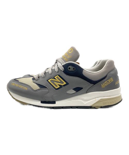 NEW BALANCE（ニューバランス）NEW BALANCE (ニューバランス) スニーカー グレー×ゴールド サイズ:27.5cmの古着・服飾アイテム