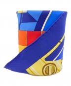 HERMESエルメス）の古着「シルクスカーフ」｜ブルー