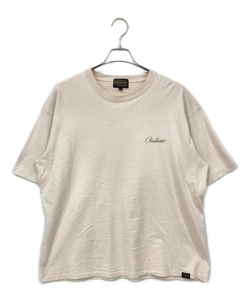 PENDLETON（ペンドルトン）PENDLETON (ペンドルトン) 半袖カットソー ベージュ サイズ:Lの古着・服飾アイテム