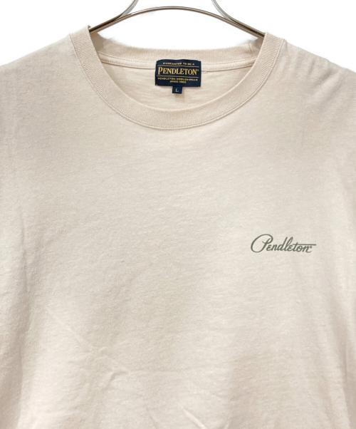 PENDLETON（ペンドルトン）PENDLETON (ペンドルトン) 半袖カットソー ベージュ サイズ:Lの古着・服飾アイテム