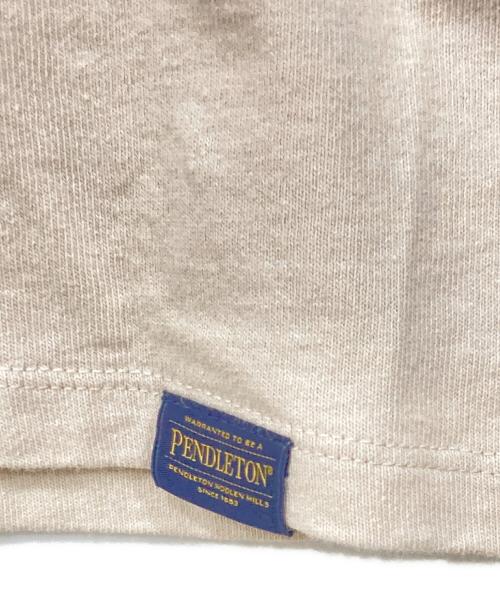 PENDLETON（ペンドルトン）PENDLETON (ペンドルトン) 半袖カットソー ベージュ サイズ:Lの古着・服飾アイテム