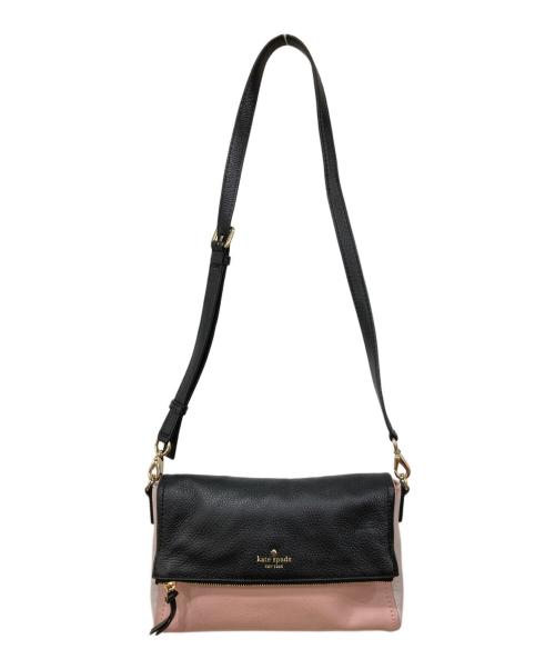 Kate Spade（ケイトスペード）Kate Spade (ケイトスペード) ショルダーバッグ ピンク×ブラックの古着・服飾アイテム