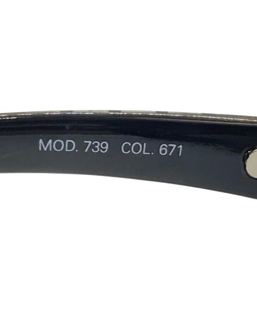 VERSACE（ヴェルサーチェ）VERSACE (ヴェルサーチェ) サングラス グリーン×ブラックの古着・服飾アイテム