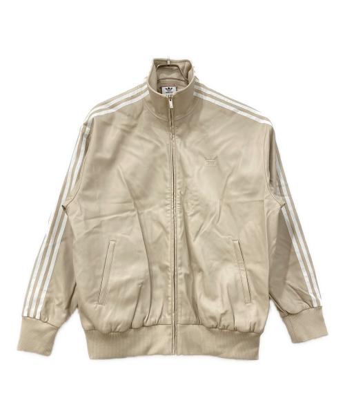 adidas（アディダス）adidas (アディダス) トラックスーツジャケット ベージュ×ホワイト サイズ:3XL 未使用品の古着・服飾アイテム