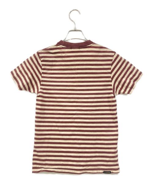 hysteric（ヒステリック）hysteric (ヒステリック) 半袖カットソー ブラウン×ベージュ サイズ:Freeの古着・服飾アイテム