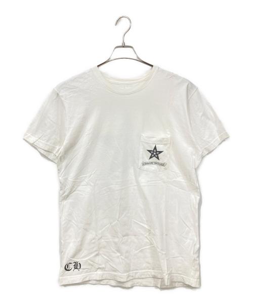 CHROME HEARTS（クロムハーツ）CHROME HEARTS (クロムハーツ) 半袖カットソー ホワイト サイズ:Lの古着・服飾アイテム