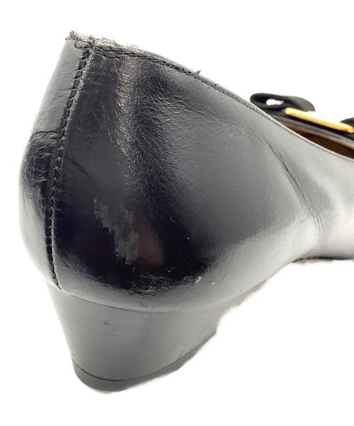 Salvatore Ferragamo（サルヴァトーレ フェラガモ）Salvatore Ferragamo (サルヴァトーレ フェラガモ) パンプス ブラック サイズ:6 1/2の古着・服飾アイテム