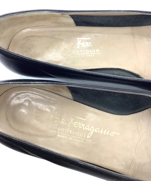 Salvatore Ferragamo（サルヴァトーレ フェラガモ）Salvatore Ferragamo (サルヴァトーレ フェラガモ) パンプス ブラック サイズ:6 1/2の古着・服飾アイテム