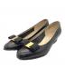 Salvatore Ferragamo（サルヴァトーレ フェラガモ）の古着「パンプス」｜ブラック
