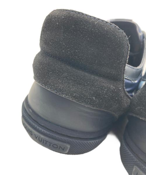 LOUIS VUITTON（ルイ ヴィトン）LOUIS VUITTON (ルイ ヴィトン) ジップアップラインローカットシューズ ブルー サイズ:9の古着・服飾アイテム