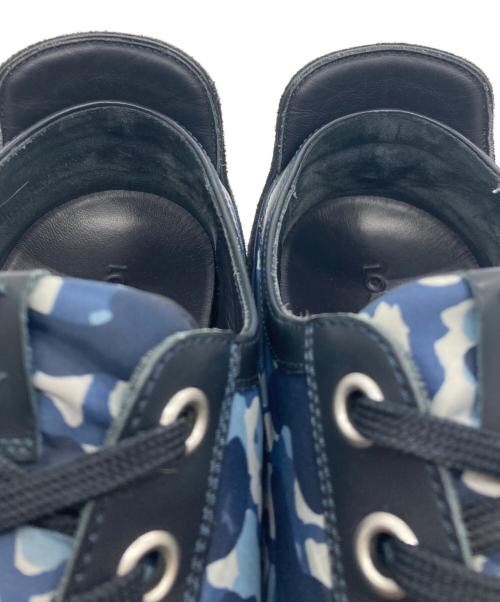 LOUIS VUITTON（ルイ ヴィトン）LOUIS VUITTON (ルイ ヴィトン) ジップアップラインローカットシューズ ブルー サイズ:9の古着・服飾アイテム