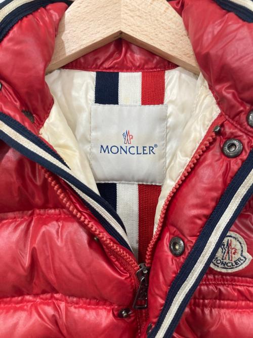 MONCLER（モンクレール）MONCLER (モンクレール) ダウンジャケット レッド サイズ:80cmの古着・服飾アイテム