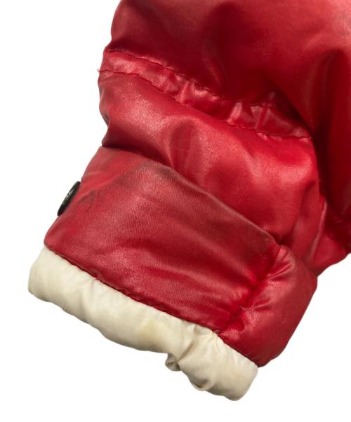 MONCLER（モンクレール）MONCLER (モンクレール) ダウンジャケット レッド サイズ:80cmの古着・服飾アイテム