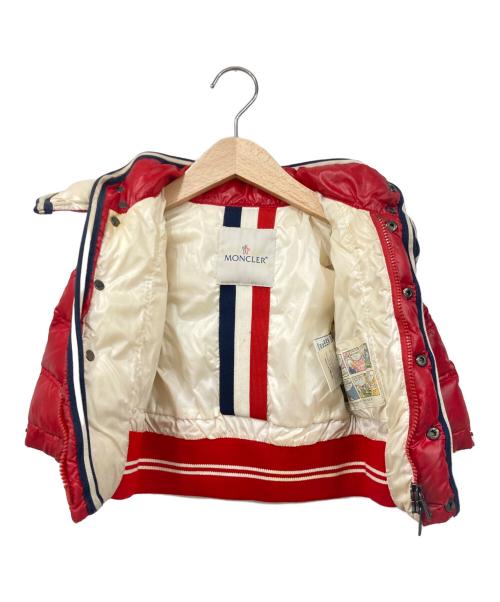 MONCLER（モンクレール）MONCLER (モンクレール) ダウンジャケット レッド サイズ:80cmの古着・服飾アイテム