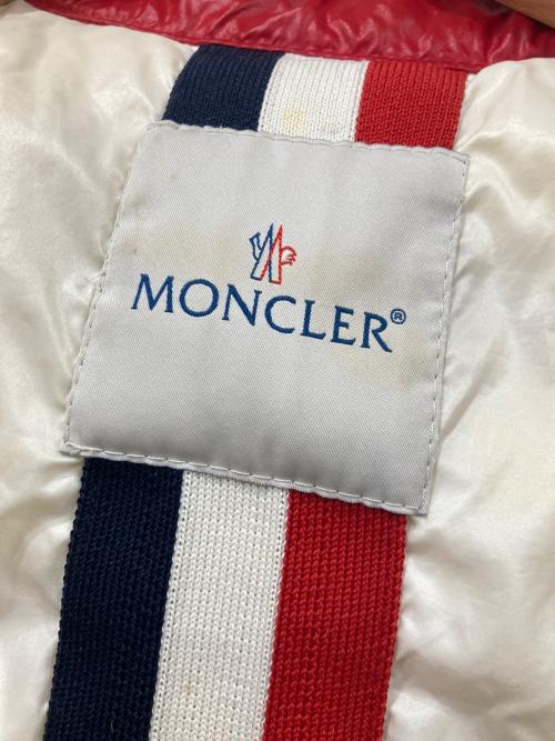 MONCLER（モンクレール）MONCLER (モンクレール) ダウンジャケット レッド サイズ:80cmの古着・服飾アイテム
