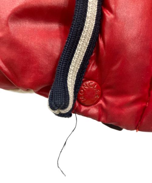 MONCLER（モンクレール）MONCLER (モンクレール) ダウンジャケット レッド サイズ:80cmの古着・服飾アイテム