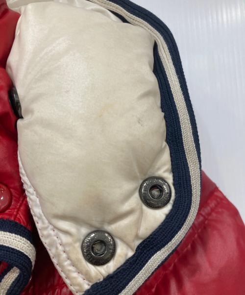 MONCLER（モンクレール）MONCLER (モンクレール) ダウンジャケット レッド サイズ:80cmの古着・服飾アイテム