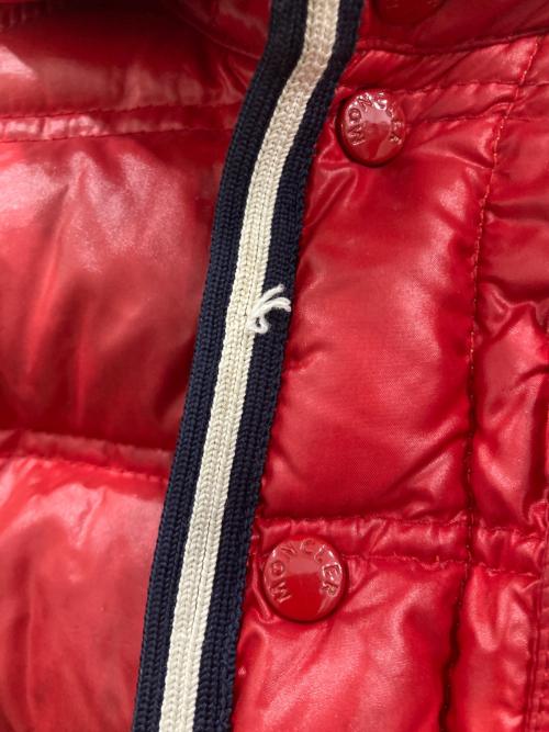 MONCLER（モンクレール）MONCLER (モンクレール) ダウンジャケット レッド サイズ:80cmの古着・服飾アイテム